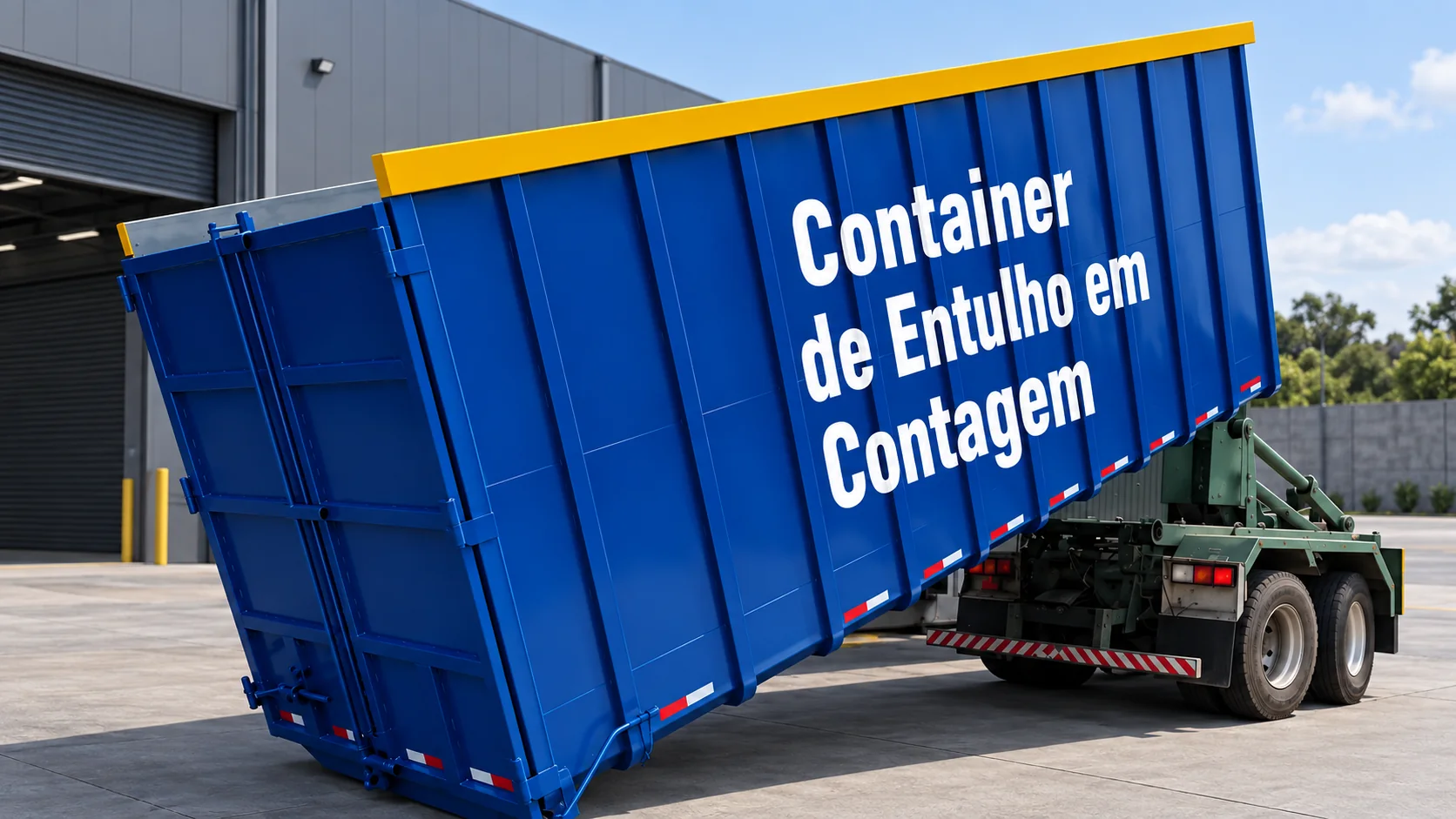 Container de entulho para obras, condomínios e empresas em Contagem
